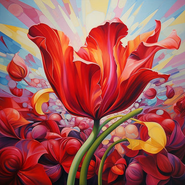 Tulip painting Art